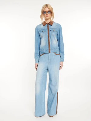 Jeans bi-matière