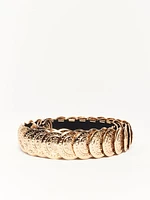 Metallic Coin Elastic Belt