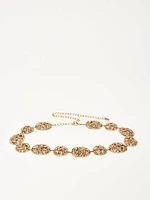 Rosette Chained Belt
