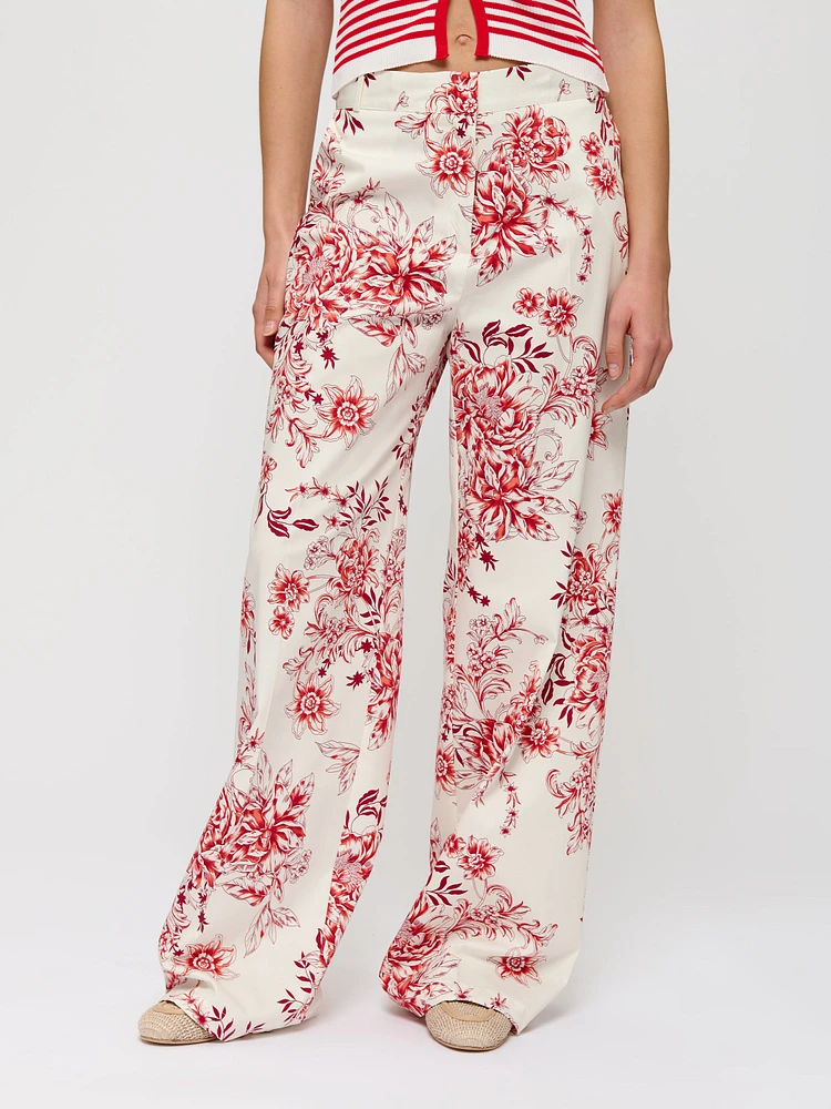 Floral Tailor Trousers