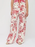 Floral Tailored Trousers