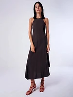 Halter Asymmetric Dress