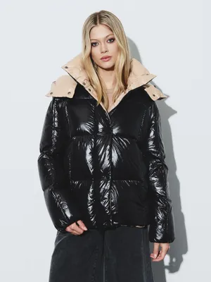 Sheen hooded puffer jacket