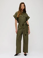 Utility Cotton Jumpsuit