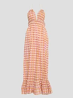 Printed Halter Dress