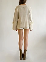 Fur Detail Sweater