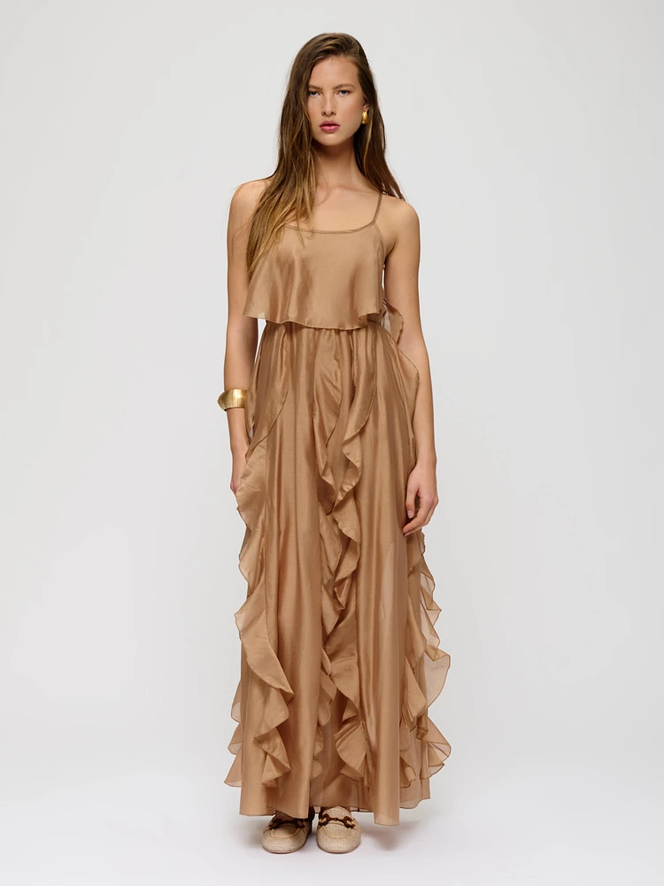 Ruffle Maxi Dress