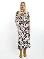 Cow Print Dress