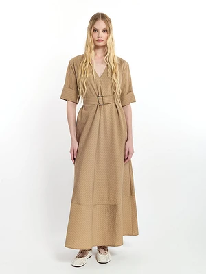 Long Striped Dress