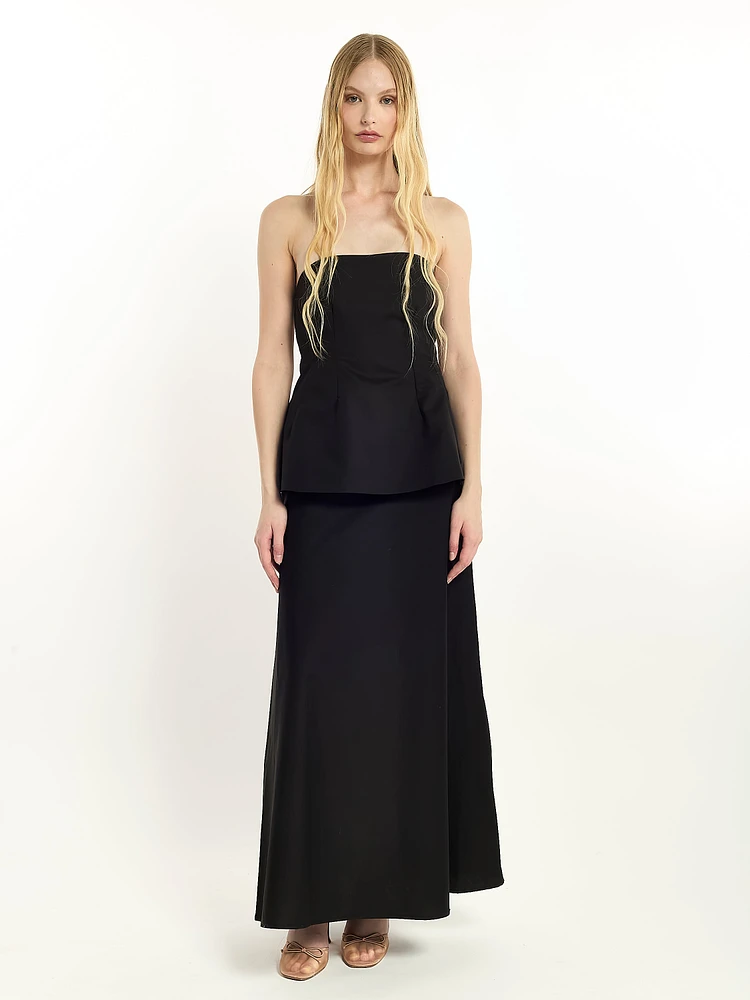 Peplum Bustier Dress