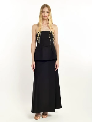 Peplum Bustier Dress