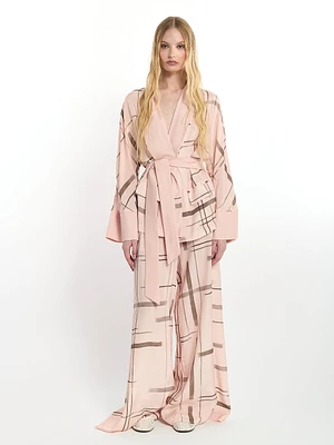 Kimono Striped Jacket