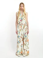 Floral Palazzo Trousers