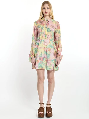 Floral Short Dress