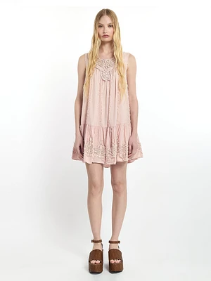 Distress Lace Dress