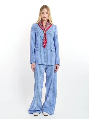 Striped Blazer