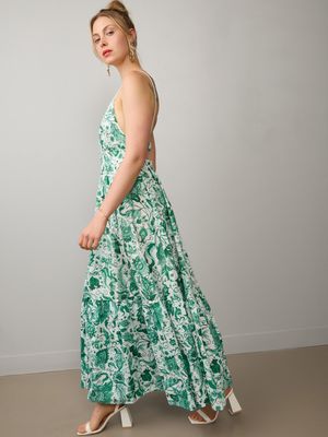 Botanical print dress