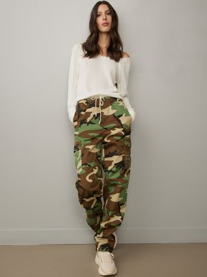 Camouflage jogger pants