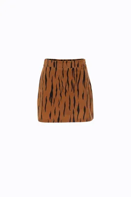 Animal Print Skirt