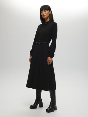 Black Belted Dress