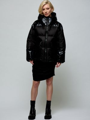 Black Quilted Puffer