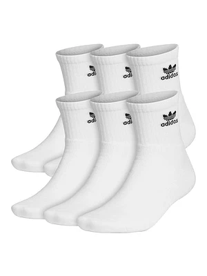 Adidas Og Trefoil 6 Pack 1/4 Sock