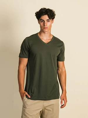 Victor V-neck Tee - Army