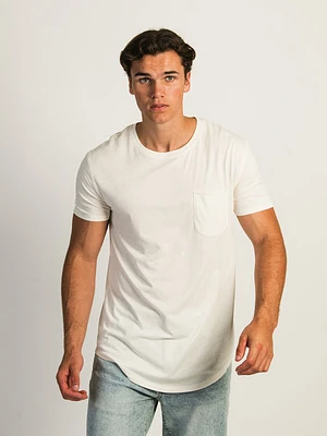 Longline Tee- Cream