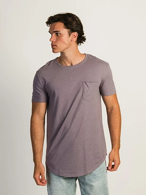 Longline Tee- Mauve