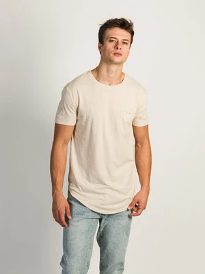 Longline Tee- Parchment