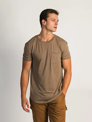 Longline Tee - Taupe