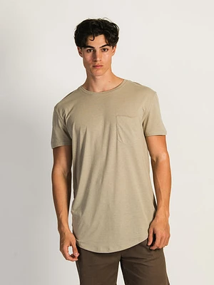 Longline Tee - Oatmeal