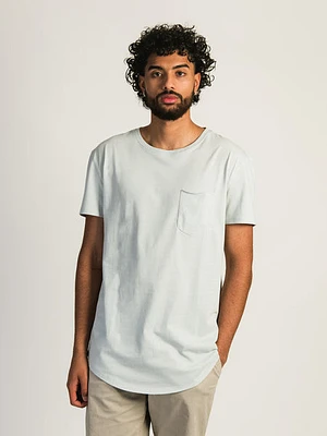 Longline Tee - Light Blue