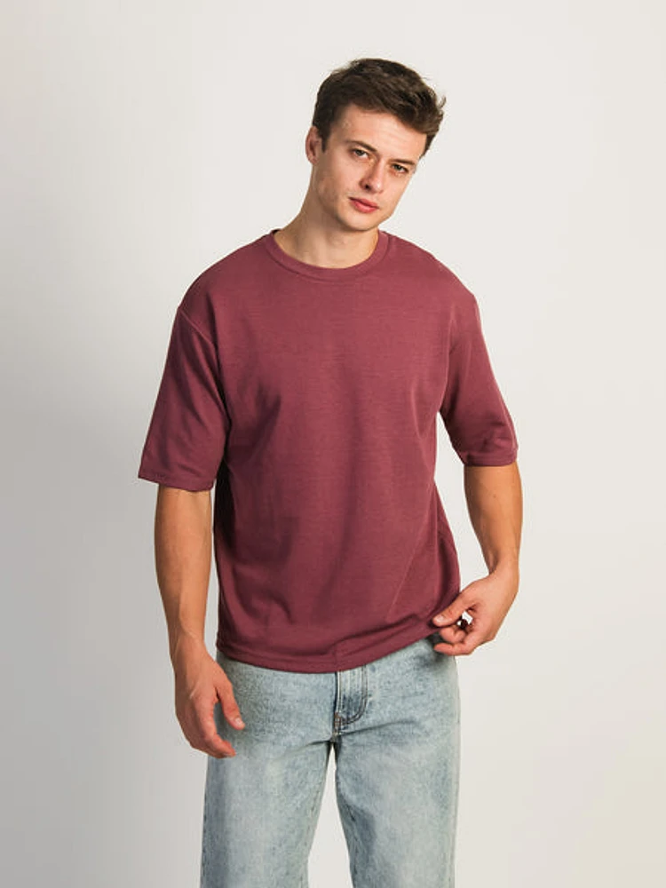 Boxy Fit Tee- Smokey Mauve