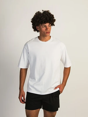 Boxy Fit Tee - White