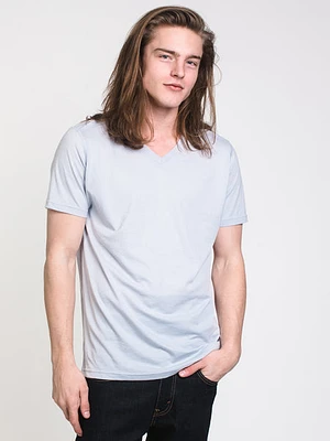 Mens Victor Vneck T - Blue - Clearance