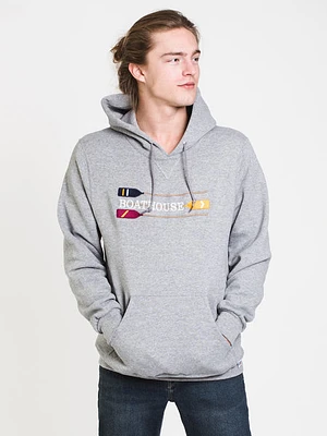 Mens Retro Oars Hood - Ox Grey Clearance