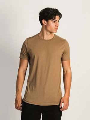 Victor Crewneck Tee - Beige