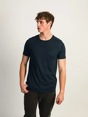 Victor Crewneck Tee - Navy