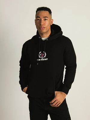 Barstool Sports Pink Whitney Crest Hoodie