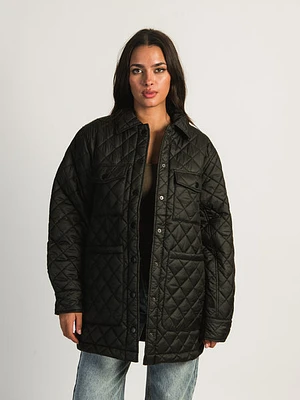 B.Young Aletta Quilted Puff Shirt Jacket