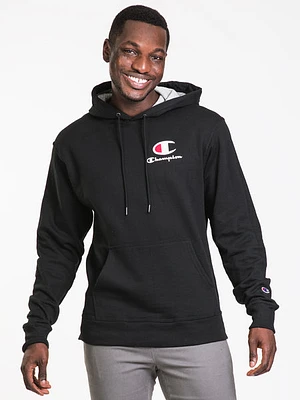 Champion Over Script Pullover Hoodie - Clearance