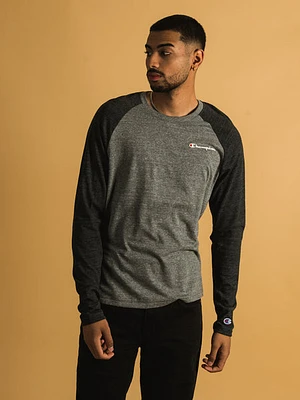 Champion Powerblend Long Sleeve Raglan - Clearance