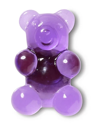 Crocs Jibbitz Purple Candy Bear