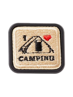 Jibbitz - I Love Camping Patch