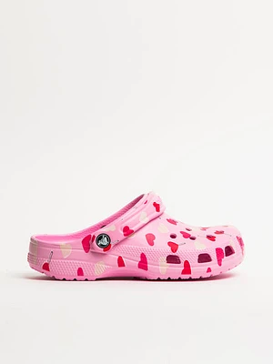 Womens Crocs Classic V-day Clog