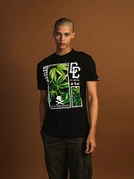 Crooks & Castles Weed Vert Klepto T-shirt