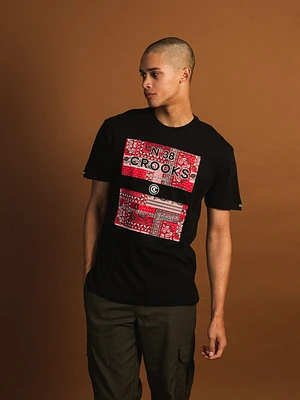 Crooks & Castles Bandana Fill Klepto T-shirt