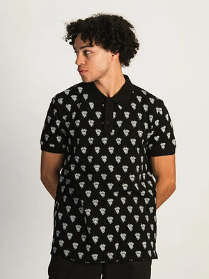 Crooks & Castles Medusa All Over Print Polo