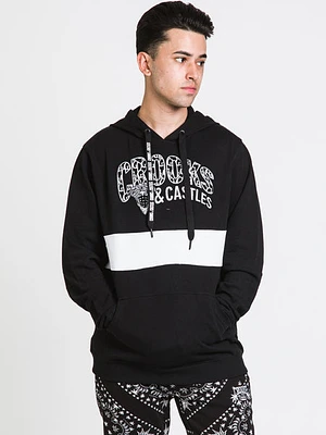 Crooks & Castles Lux Embroidered Logo Pullover Hoodie - Clearance